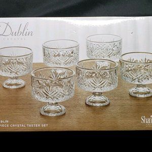 Dublin Shannon 6 Piece Crystal Taster Set By Godinger